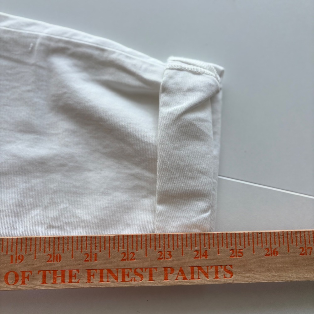 Xirena Chino Pants Womens Size Small White Cotton Utility Patch Pocket Made USA - Picture 10 of 10